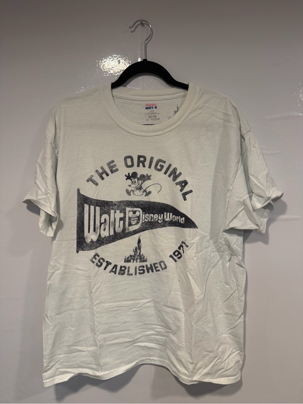Hanes White Walt Disney World 'The Original' Graphic Tee‎